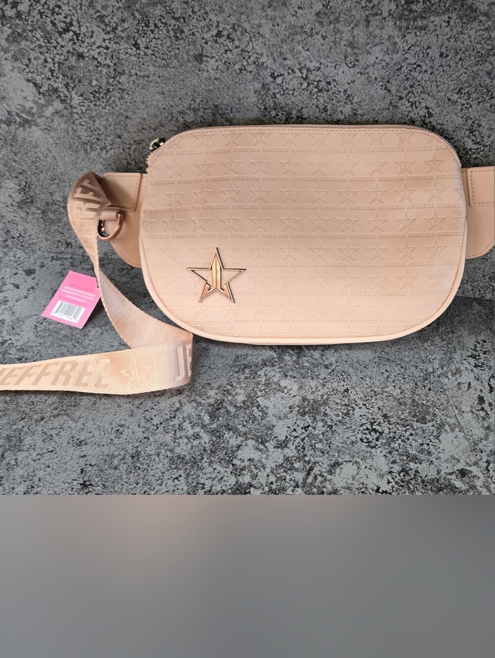 Jeffree Star Cross Body Fanny Pack In Beige - New With Tags!